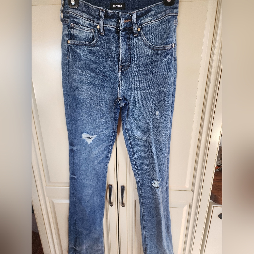 EXPRESS Skyscraper Jeans, Size 0R